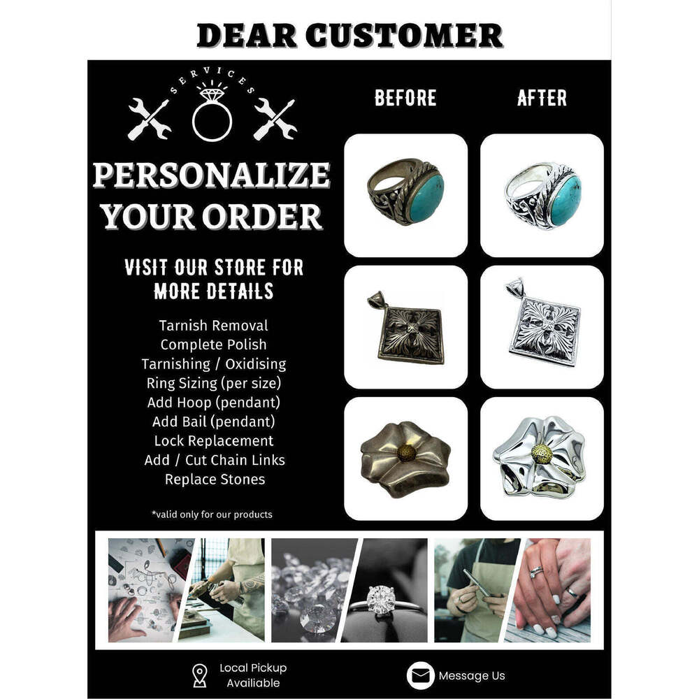 925 Sterling Silver White & Black C Z Ring Size 8.75 - Picture 10 of 10